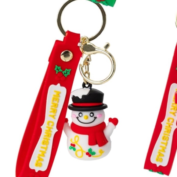 Merry Christmas Bag Charm Key Chains🎄Christmas Pen🎄STOCKING STUFFER🎄PICK ONE - Picture 4 of 12
